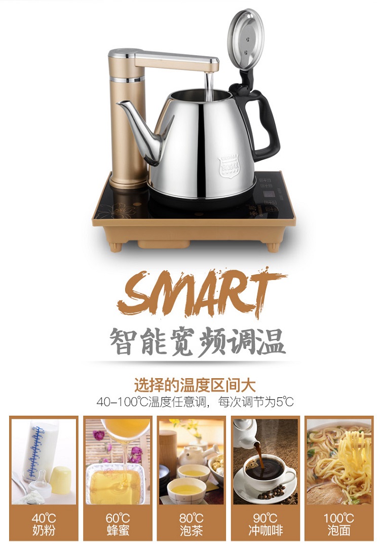 Tea State LY-E tự động bơm ấm đun nước điện tự động trên ấm đun nước nhỏ - ấm đun nước điện ấm điện đun nước 5l