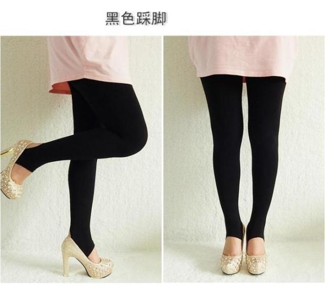 Cộng với phân bón XL pantyhose mùa xuân và mùa thu chất béo MM kéo dài mở rộng xà cạp cao eo chống móc lụa nữ kích thước lớn vớ