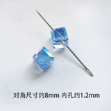 Стеклянные бусины, серьги ручной работы, аксессуары, 8мм