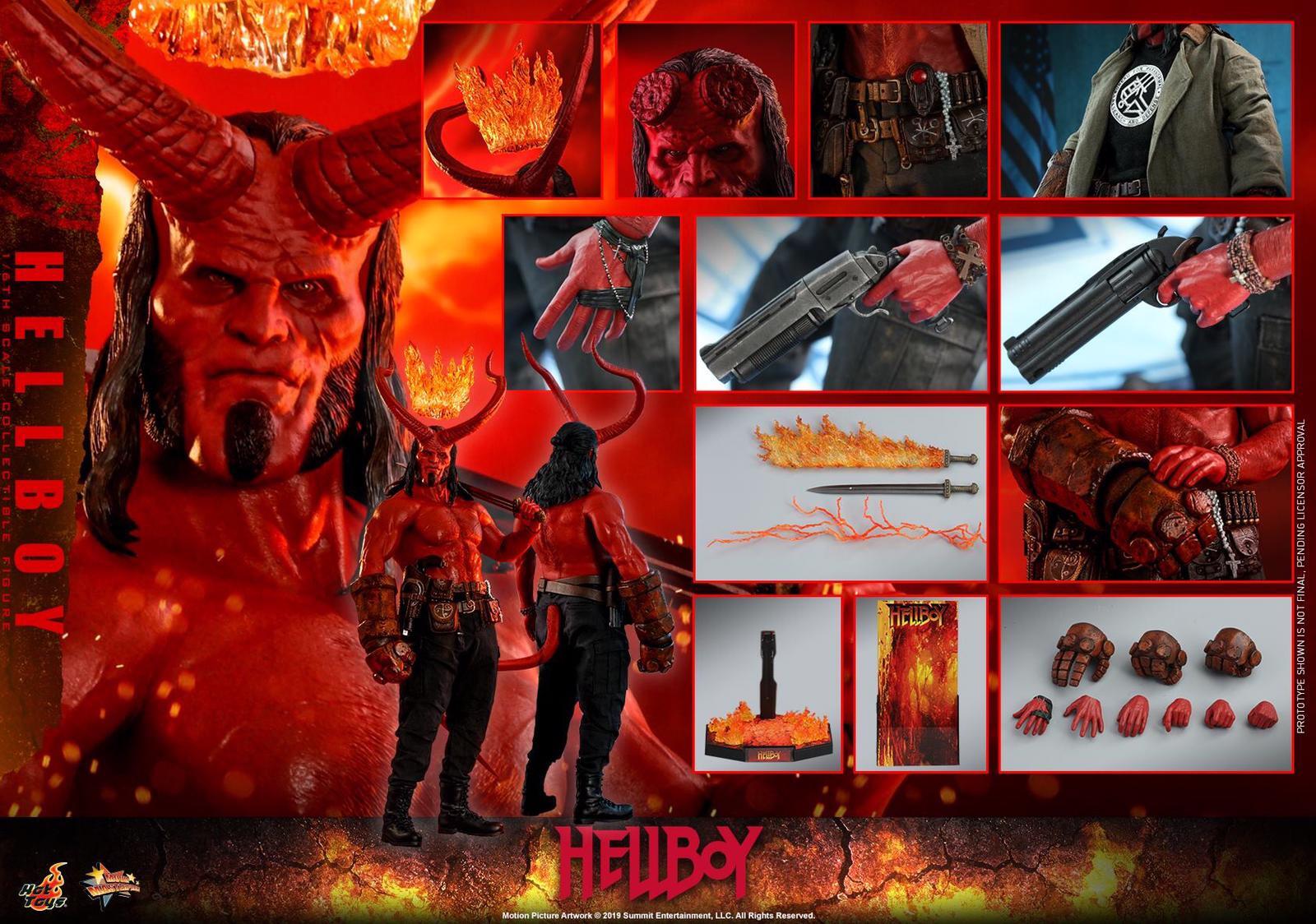 (HW) Continue to arrive supplement Hottoys HT Hellboy HELLBOY 2019 edition 1 6 movable dolls