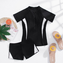 Girl swimwear CUHK Scout 2022 new Split Sun Speed Dry Professional Training Children Students Spa Swimsuit