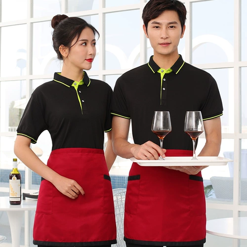 Летняя униформа для работы, лампа для продуктов для отеля для супермаркета, футболка, делается под заказ