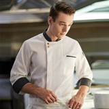 Старший шеф-повар Работа для мужчин с длинными рукавами осенняя и зимняя одежда ресторан задний кухонный отель Западный шеф-повар настройка одежды