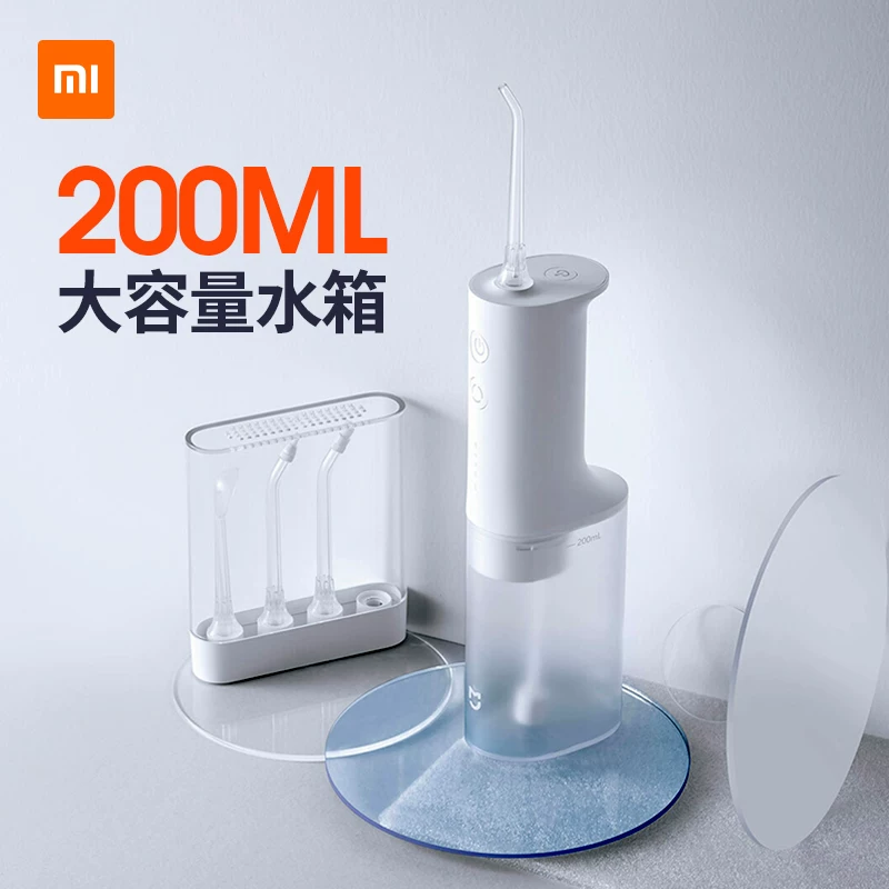 Портативный зубной цветок Mijia F400 и F300, инструмент для очистки межудов зубов, электрическая щетка для зубов