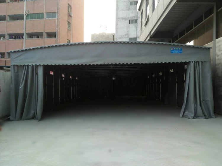 Tùy chỉnh ngoài trời kho đẩy kéo tán mái hiên di động lều carport có thể thu vào mái hiên thực phẩm - Lều / mái hiên / phụ kiện lều