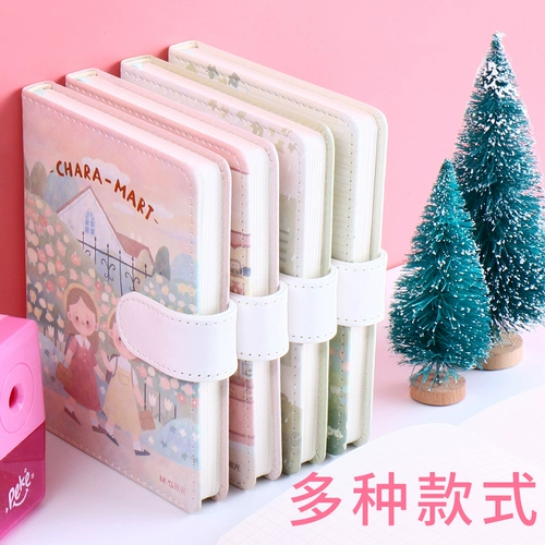 Chenguang hoodbook notebbook магнитная пряжка девушка A6 маленькая книга розовая милая девочка Сердце.