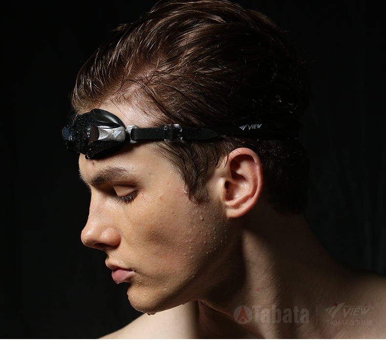 Kính TABATA HD chống sương mù cận thị kính lớn độ bơi kính bơi mũ phù hợp với nam và nữ thiết bị chuyên nghiệp kính bơi có độ