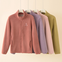 Mao Youfan 2069 winter mens and womens couple coats warm tops zippered windproof velvet sweaters thickened stand-up collar cloud-like velvet