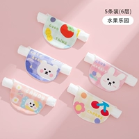 Фруктовые хлопковые быстросохнущие аттракционы, 5 шт.