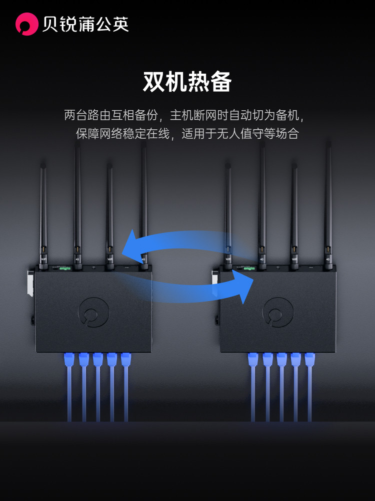 Dandelion 4g Industrial Router R300S Multi-Network Port Rail-Mounted Wireless Cpe Full Network Compatibility Sim Card Data Card Wifi Remote Plc Management Remote Networking Internal Network Penetration 4g to Wired