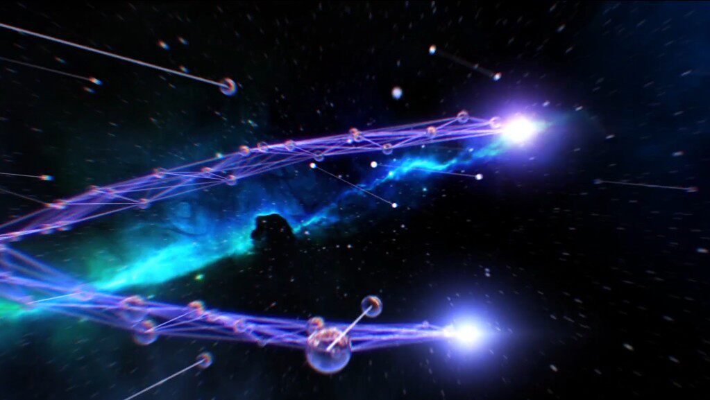 科技启动仪式开幕式宇宙星空穿梭文字开场视频宣传片头  震撼大气大数据企业年会 AE模板  8.6