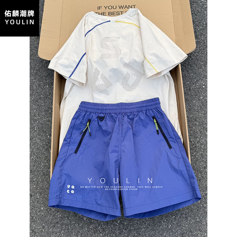 Dopamine Hasselblad Mesh Quick-Drying Short-Sleeved Men's and Women's Summer Badminton Training Suit Sports Fitness T-Shirt