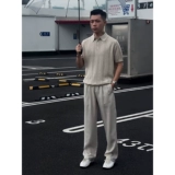 Летние тонкие штаны, А-силуэт, из хлопка и льна, свободный прямой крой