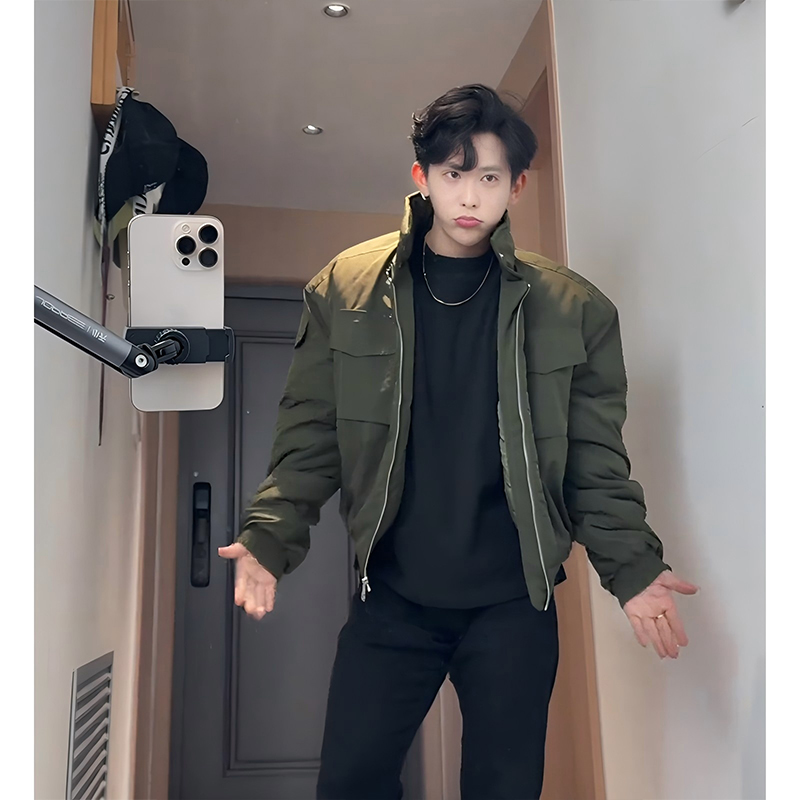 【序文77限定】爆撃機軽騎兵 コットンコート メンズ 冬シルエット ショートフライトジャケット コットンコート