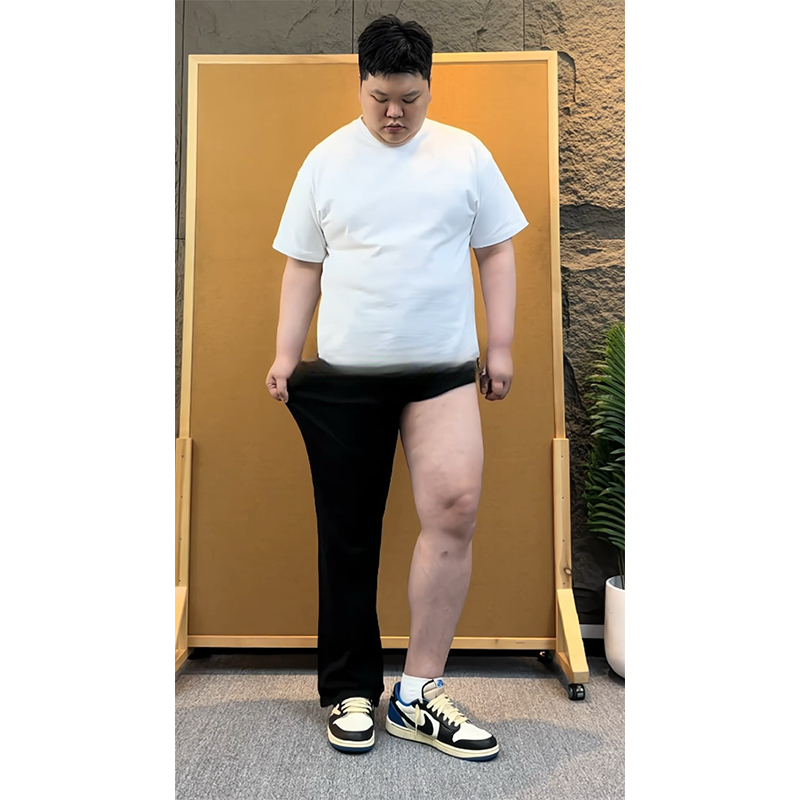 517 High-Elasticity Scimitar Jeans for Men, Straight-Leg, Plus-Size, Extra-Large Pants, Summer Slimming Bootcut Pants