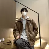 Бордовая осенняя куртка, бейсбольная форма, премиум класс, в американском стиле