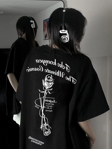 Бордовая модная летняя футболка, европейский стиль, короткий рукав, США