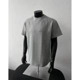 Черная летняя космическая хлопковая футболка, короткий рукав, в американском стиле