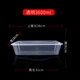 hộp com hâm nóng lock&lock Bất đắc dĩ Mỹ hình chữ nhật dùng một lần hộp ăn trưa salad takeaway bao bì hộp nhựa bát nhanh hộp ăn trưa hộp mới - Hộp cơm điện sưởi ấm hộp cơm hâm nóng magic