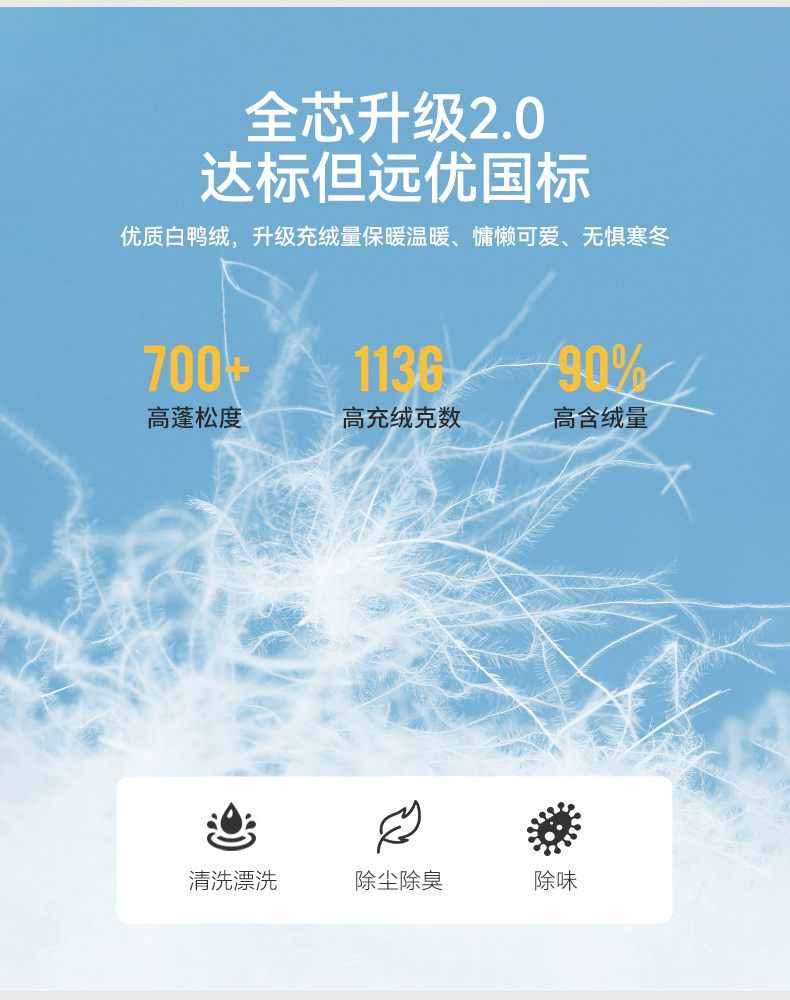 伯希和 儿童轻暖三防羽绒服 700蓬90白鸭绒 图4