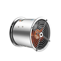 304 stainless steel axial flow fan high temperature resistance large air volume 380v powerful industrial commercial ventilation fan