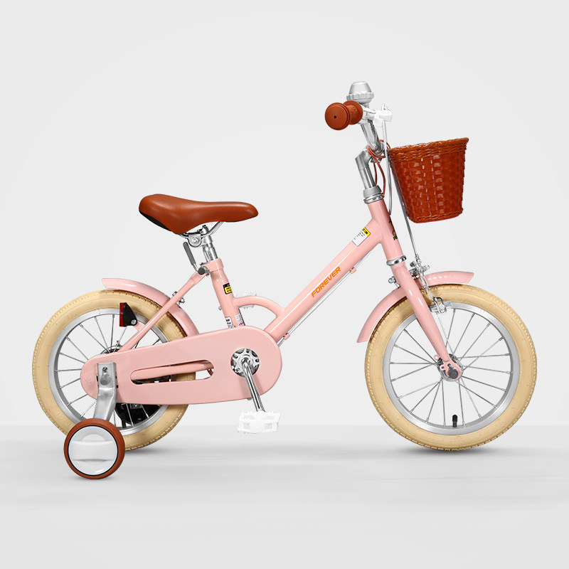 Permanent Child Bicycle 3-6 years old CUHK Boy girl 14 16 inch Bicycle with auxiliary wheel baby baby carrier