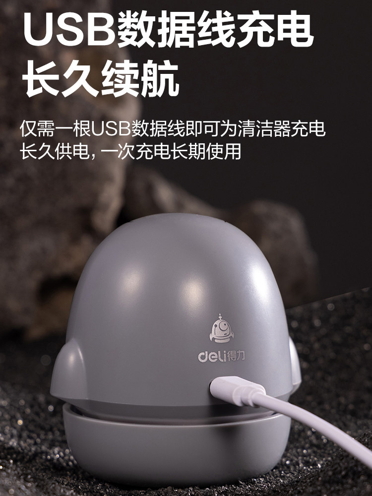 Powerful Desktop Vacuum Cleaner for Eraser Shavings, USB Rechargeable Keyboard Cleaner for Students, Mini Electric Dust Collector for Pencil Shavings, High Suction Power, Specially Designed for Children