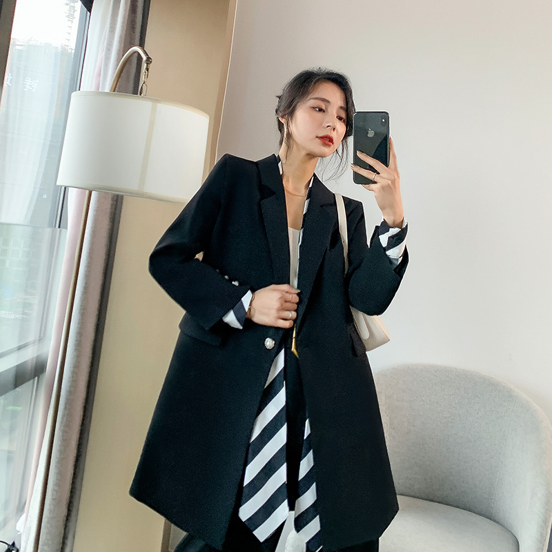 Advanced design - fried street small suit coat girl 2021 new early spring loose waist and skinny suit tide