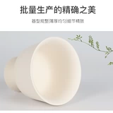 百陶会 Керамическая заготовка, маленькая чашка, полуфабрикат, высокая белая глина, обычная чашка для чая кунг-фу Цзиндэчжэнь