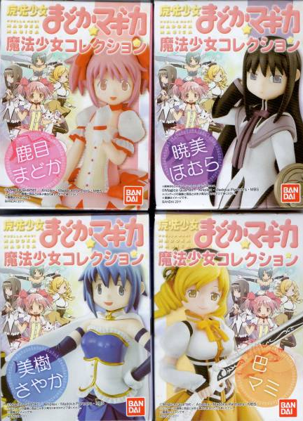 Фигурка Bandai Puella Magi Madoka Magica Heroine Collection, японская версия, несколько персонажей