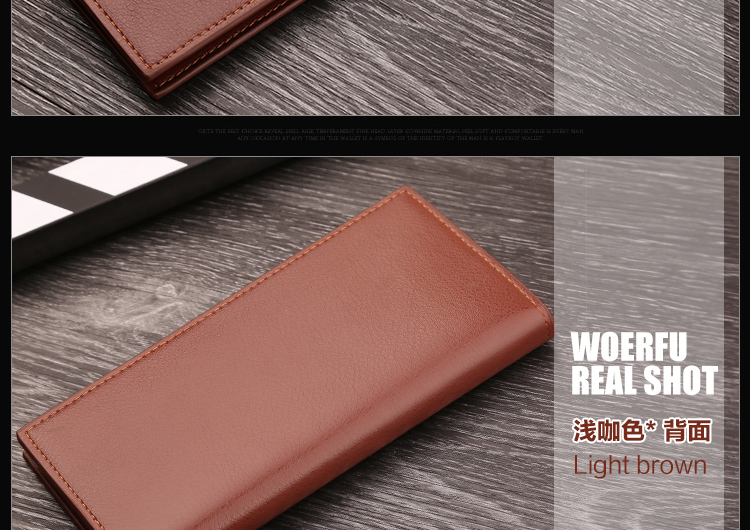 Ví nam khóa kéo dài đổi tiền ví da mềm thời trang ví nhiều thẻ thanh niên Jane ví Hàn Quốc - Ví tiền clutch nữ