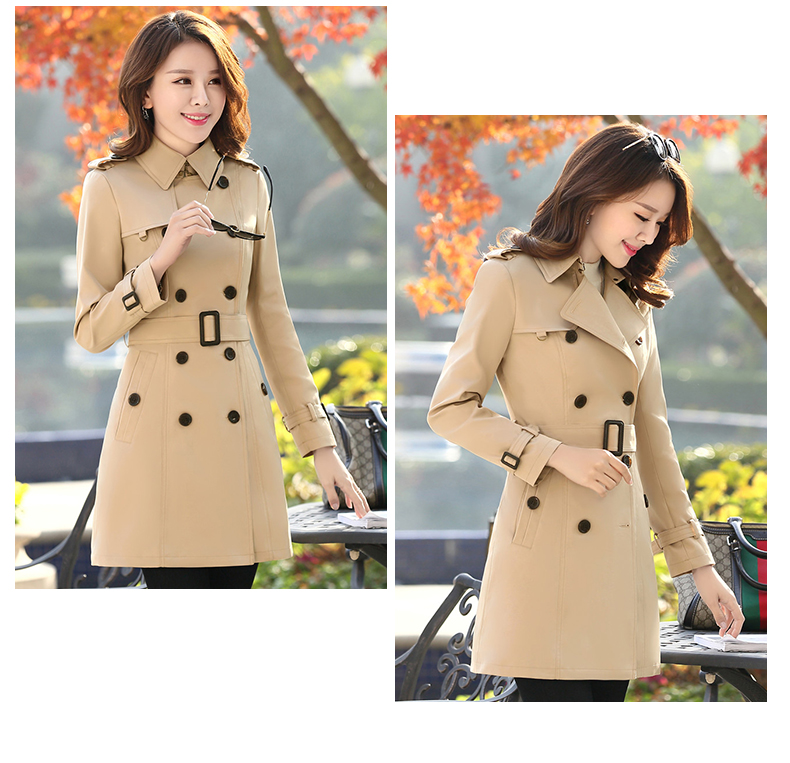 Trench pour femme DENG SIYUE en Polyester - Ref 3227616 Image 13