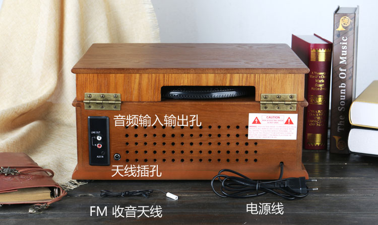 đầu đĩa than audio technica	 Hengxin mới cổ điển nhỏ bằng gỗ vinyl máy ghi âm retro máy ghi âm máy CD - Máy hát dau dia than