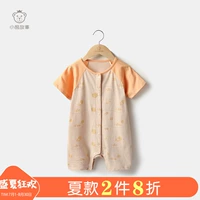 Câu chuyện gấu trẻ sơ sinh jumpsuit ngắn tay mùa hè romper quần áo cotton sơ sinh quần áo trẻ em mùa hè thủy triều - Áo liền quần thoi trang tre em