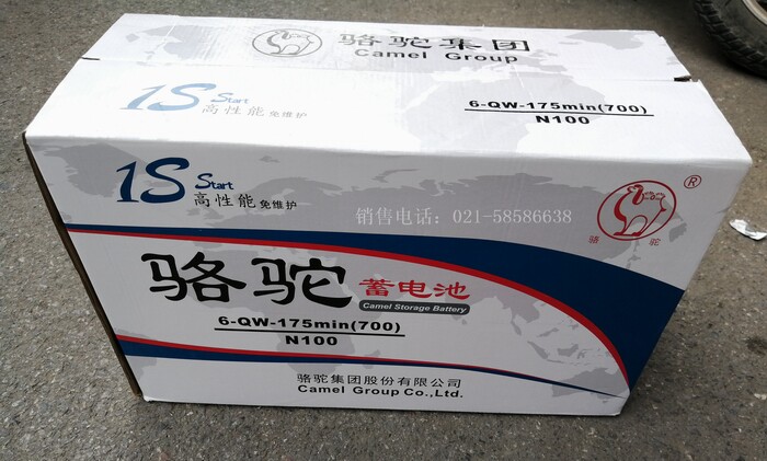 Аккумулятор 6-qwlz-172min电瓶 12v100ah启动蓄电池 骆驼1s电瓶 100安时 Camel