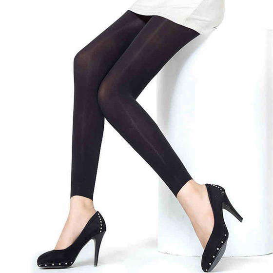 浪莎九分裤袜女春秋季中厚丝袜薄款加档大码不带连脚打底连裤袜子