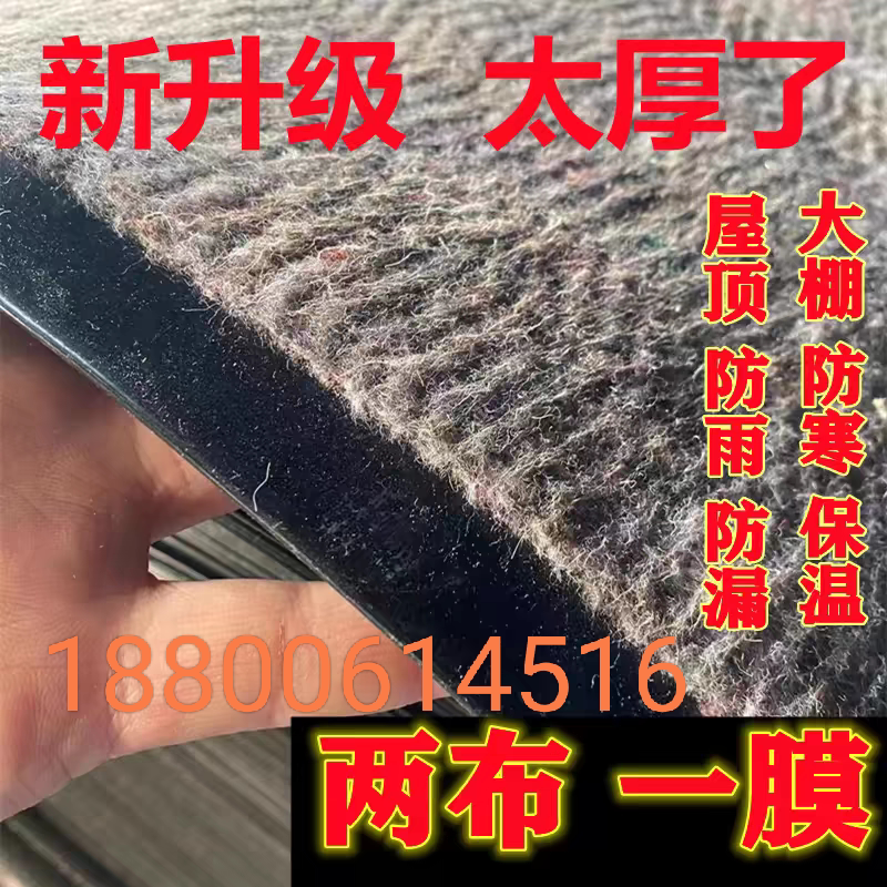 🌟防水防寒蔬菜大棚屋顶材料，抗老化两布一膜土工布，保温效果出众🔥 土工布 淘宝好物网 