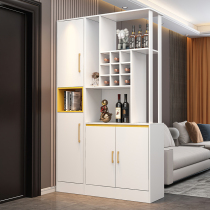 Modern Minimalist Wine Cabinet Partition Cabinet Living-room Small Family Screen Shoes Cabinet Integrated Shelve Into Door Closed Room Hall Cabinet