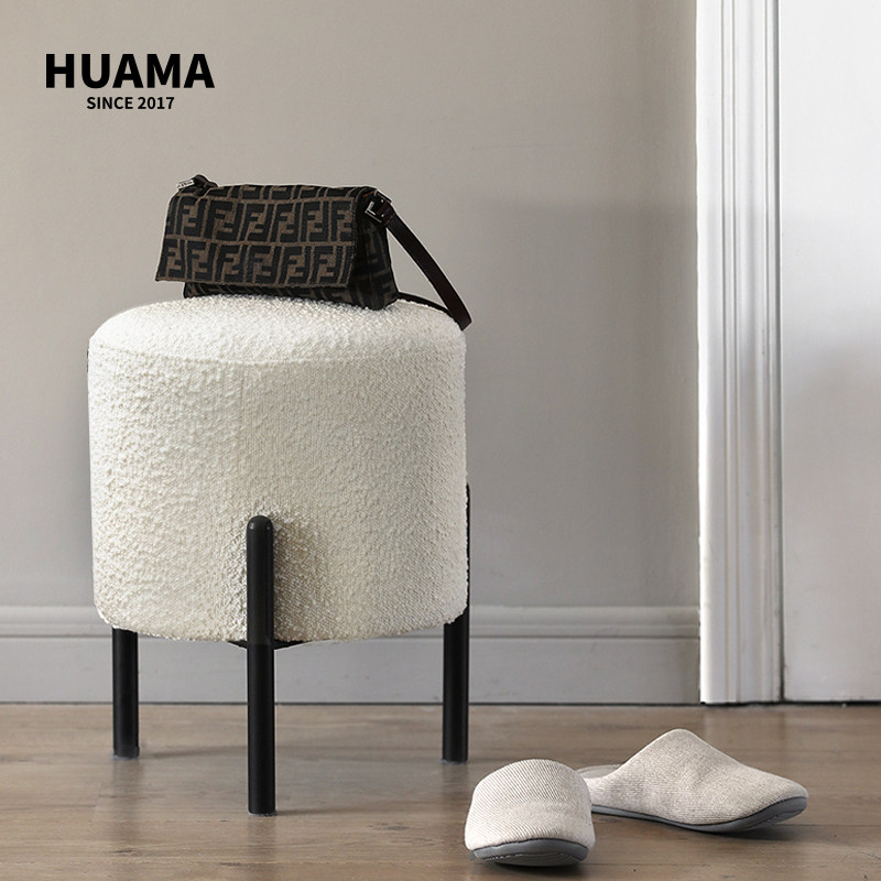 Medieval bidet bench small round stool sofa short stool Home swapped stool net red makeup chair Nordic minimalist makeup stool