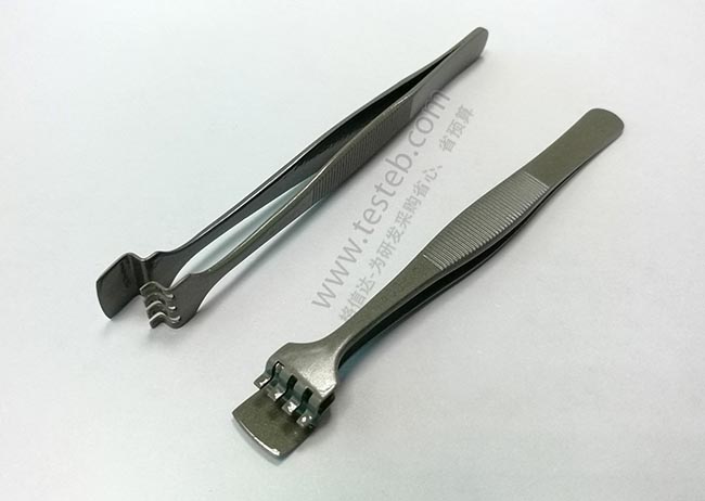 Swiss Sipel 400W-SA-HTC wafer tweezers 620 °C High temperature resistant coating 4 inch wafer clips transfer