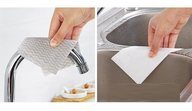 Tân Cương bảo vệ môi trường cửa hàng bách hóa bếp cắt miễn phí đa năng dùng một lần làm sạch rửa vải vải rag 50 Miễn phí vận chuyển - Thiết bị sân khấu đèn led nháy hậu