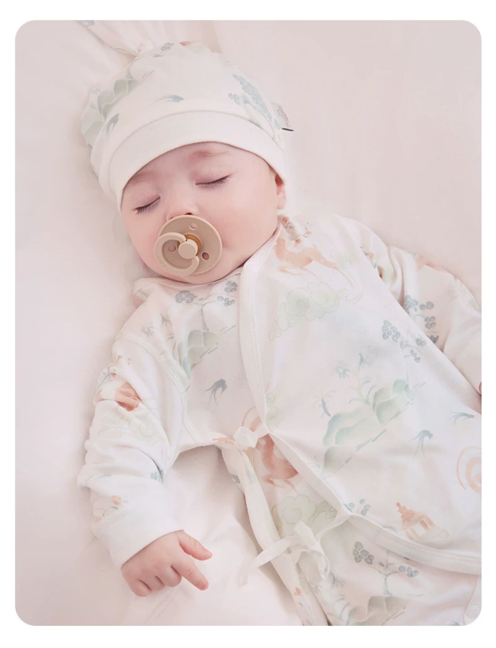 【Pregnant Mom Gift 2.0 - New Customers Starting at 39.9】Happy Bear Newborn Romper Baby Jumpsuit Gift Box Set — 30