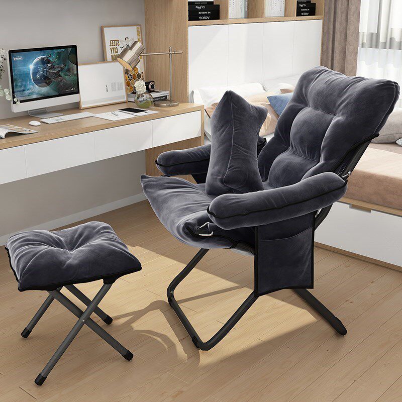 Reclining Chair Winter Summer Dual-use Balcony Chair Comfort small outdoor sunburn Balcony Seniors can be folded in the sun