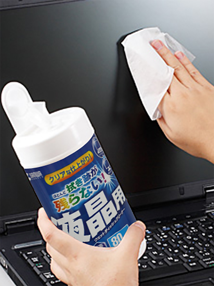 实测。日这个SANWA擦屏湿巾，笔记该屏幕和键盘清洁界的天花板。✨