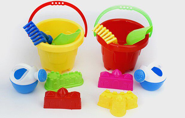 Beach Toy Bucket Beach Toy Set thick barrel kindergarten toy deciding tool to play sand tool