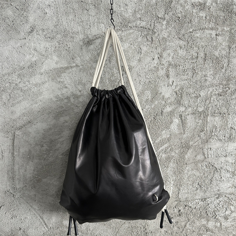 Xuanzhan Ro Motorcycle Backpack Travel Bag Large Capacity Casual Crossbody Bag Handbag Single Shoulder Bag Genuine Leather Tote Bag