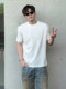 A Carton Jackson Wang's Same Style Short-Sleeve T-Shirt 300g Sorona Base Shirt Slim Fit Versatile Half-Sleeve Top for Men