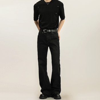A Carton of Washed Vintage Black Flared 517 Jeans for Men, Leg-Lengthening Bootcut Casual Pants for Women