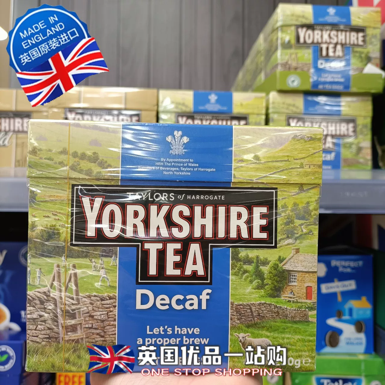 Spot британский оригинальный импортированный Yorkshire Tea Taylor Yorkshire Golden Black Tea glod80 упаковок по 250 г