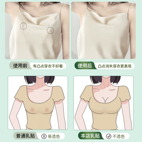 Невидимые летние тонкие противоударные наклейки на соски